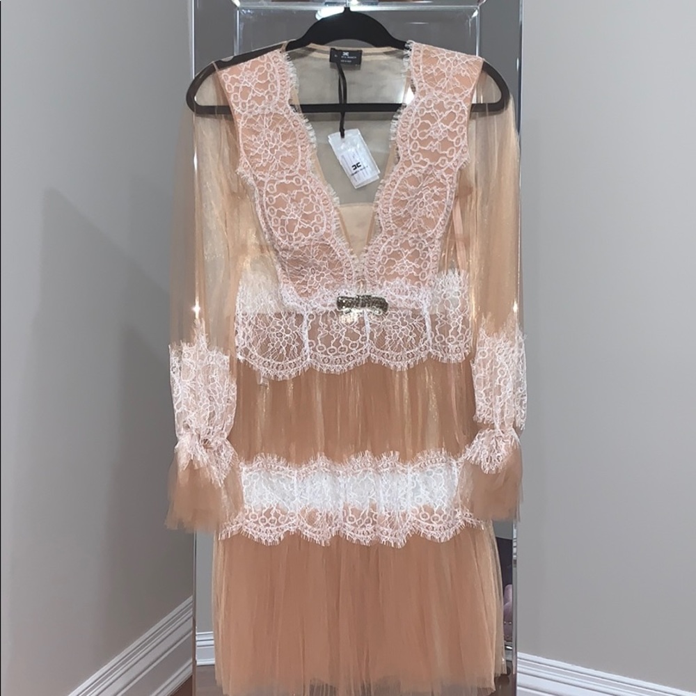 Elisabetta Franchi midi woman dress size 42/44